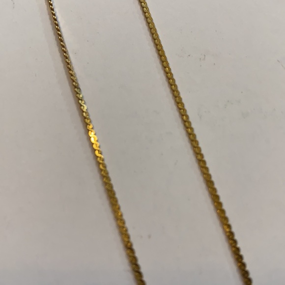 Heart Shaped Gold Charm Necklace - Picture 7 of 9